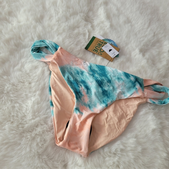 🪸VOLCOM BLURRED LINES HIPSTER BIKINI BOTTOM SIZE S - Picture 6 of 7